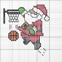 Free Cross Stitch Patterns by AlitaDesigns: Santa Claus - New Free