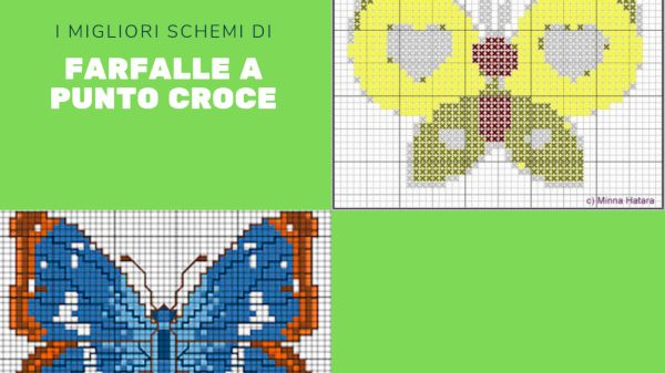 Schemi a Punto Croce – Farfalle