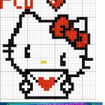 hello kitty con busta a punto croce