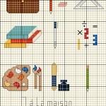 schema a punto croce scuola
