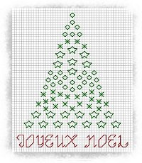 albero di natale a punto croce_17