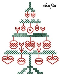 albero di natale a punto croce_20
