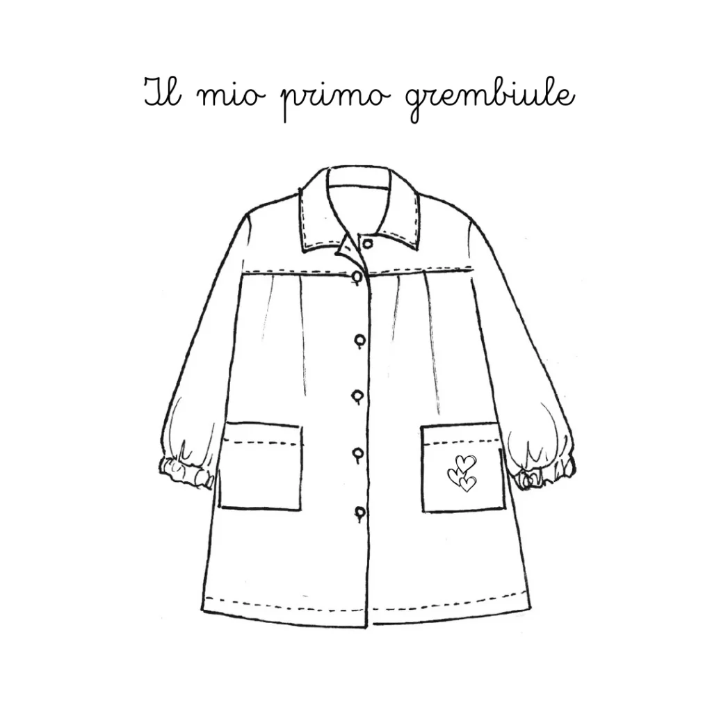 disegno grembiule scuola per bambini