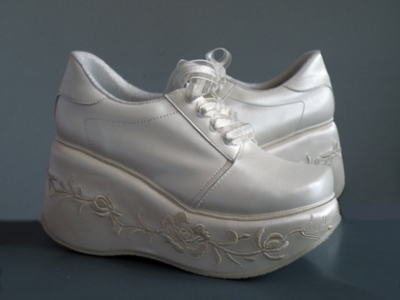 scarpe ginnastica sposa