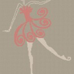 Schema Punto Croce – Ballerina