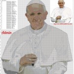 Schema Punto Croce – Papa Francesco
