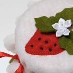 decorazioni feltro fragole decorazioni feltro fragole
