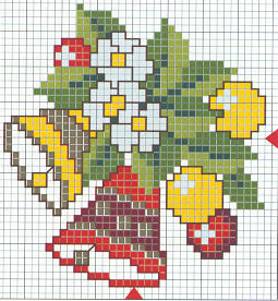 campane e vischio punto croce campane e vischio punto croce
