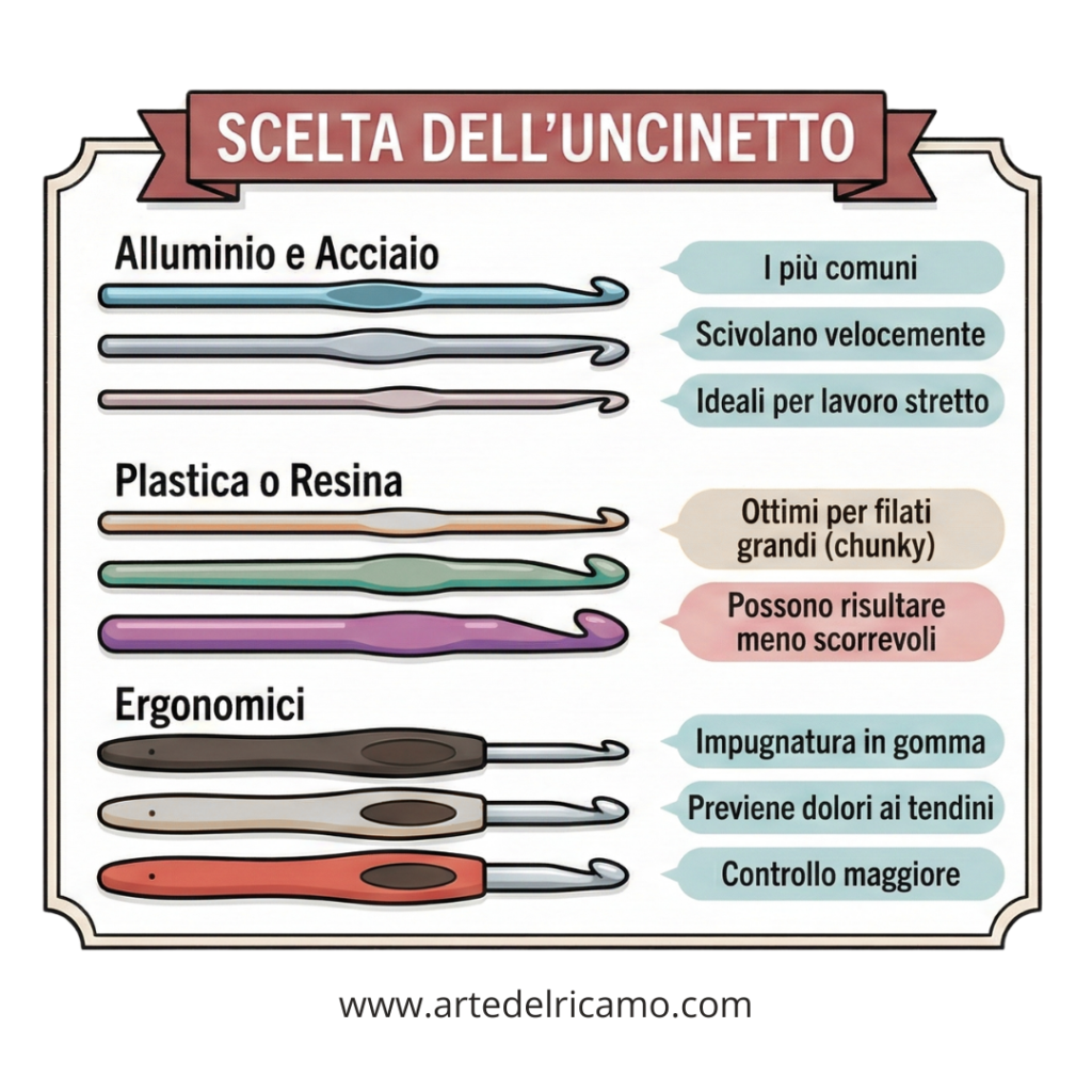 scelta dell'uncinetto