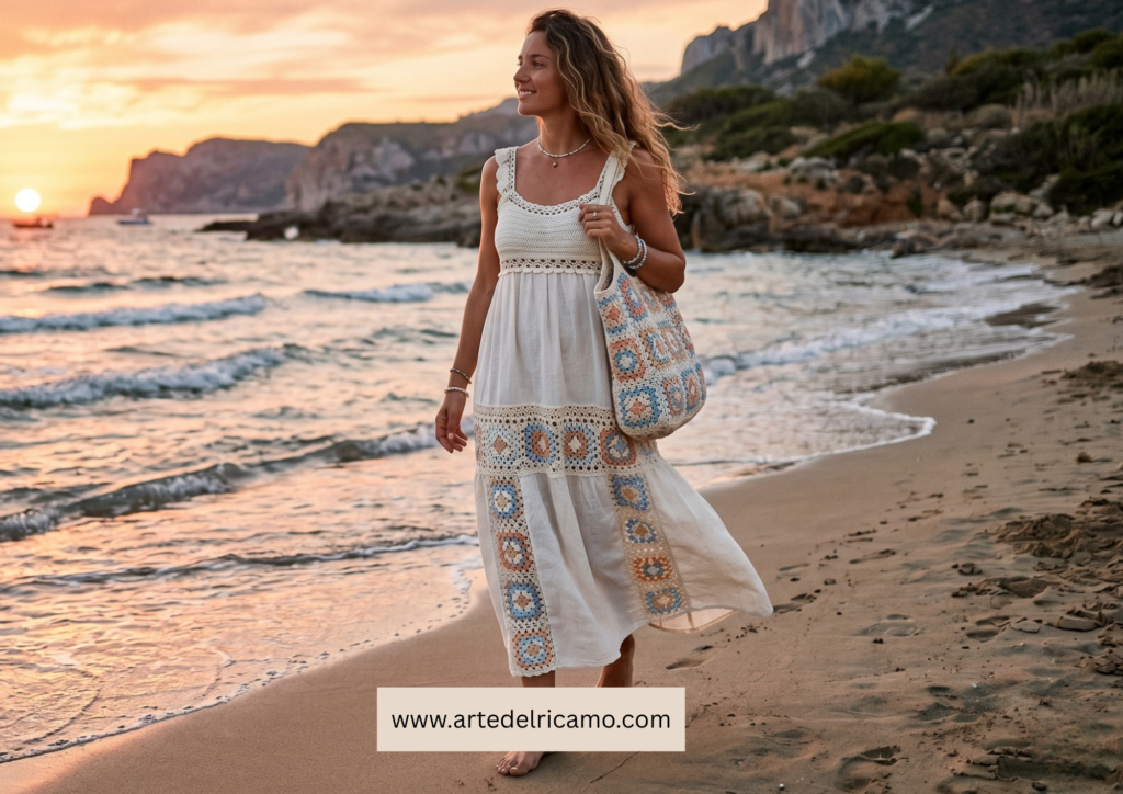 tendenze moda estate 2026 uncinetto e tessuti naturali