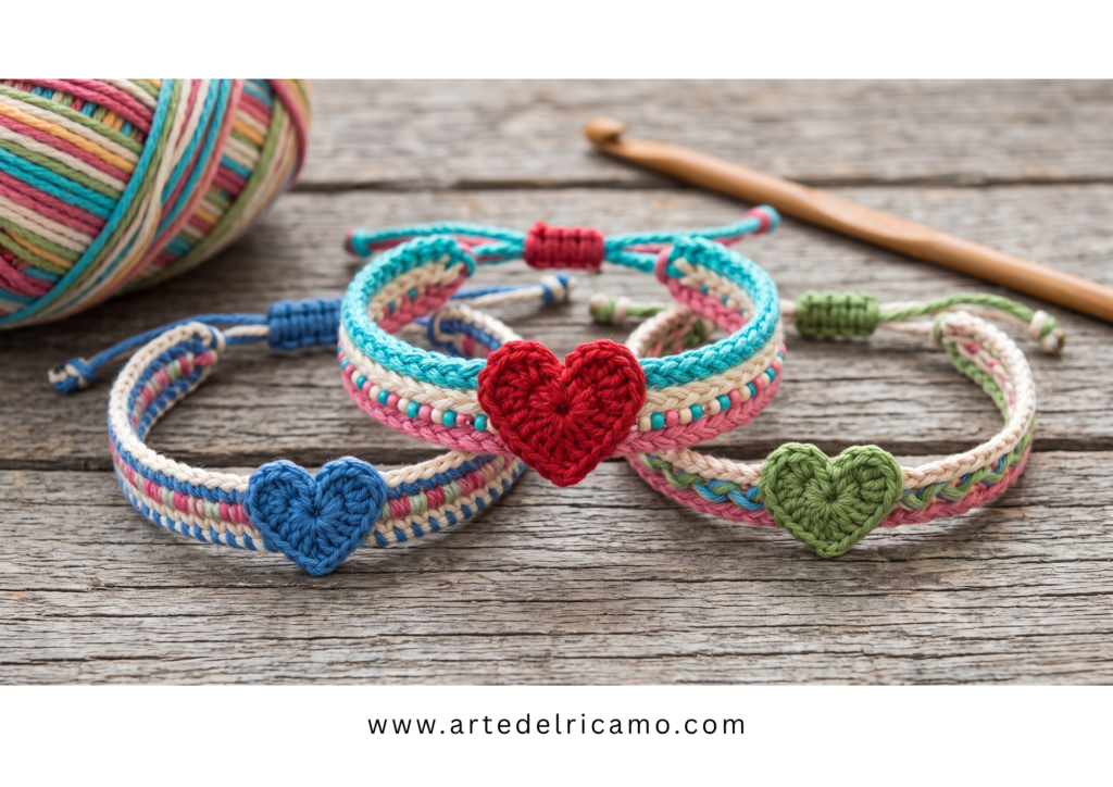 bracciali a uncinetto