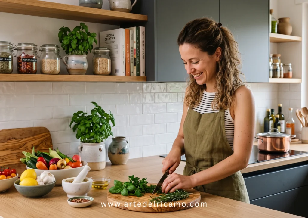 cibo e creatività in cucina