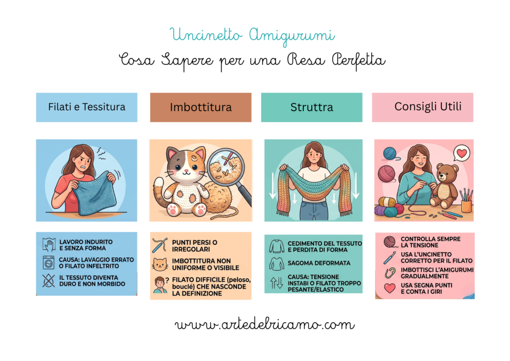 consigli per le appassionate di uncinetto per una resa perfetta dei lavori