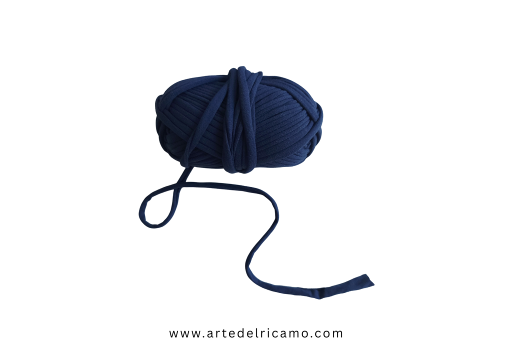 fettuccia per uncinetto colore blu