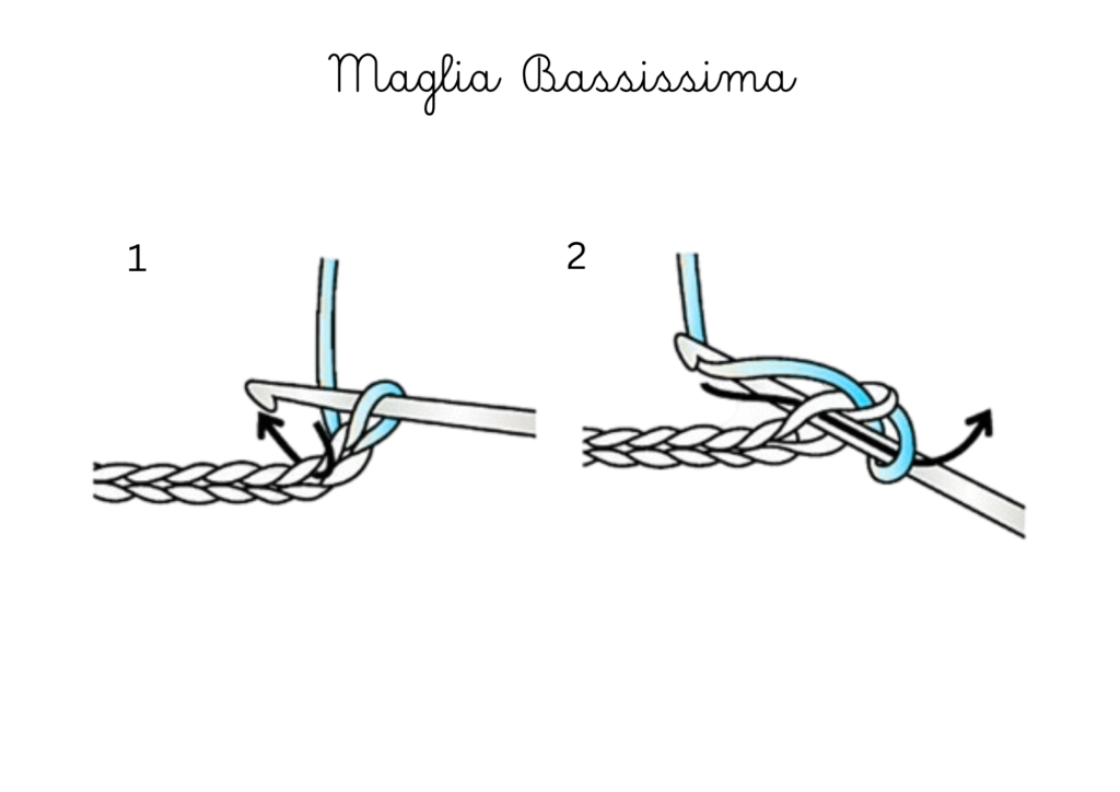 maglia bassissima tutorial uncinetto