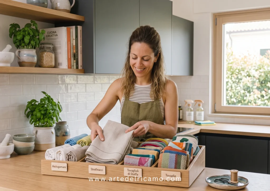 come prendersi cura della biancheria tessile in cucina