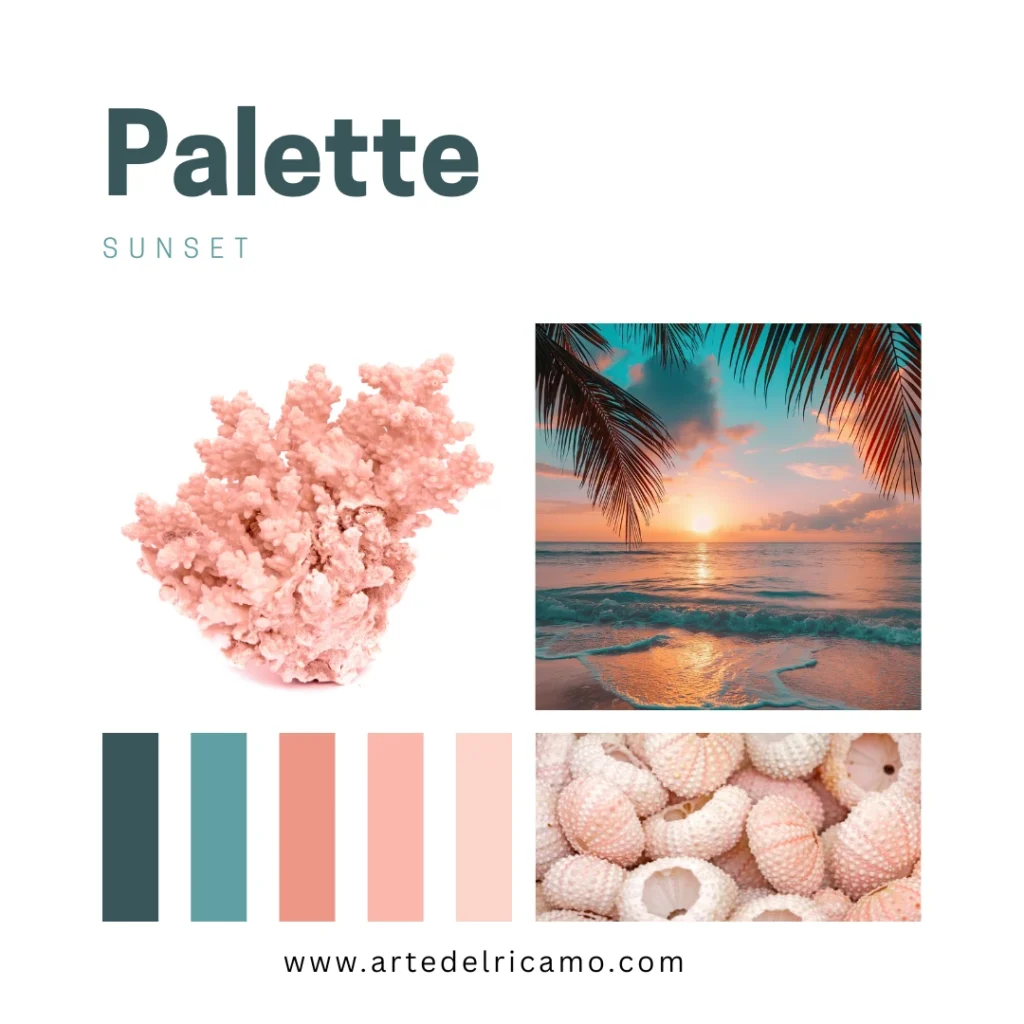 sfumature di colori da utilizzare come idee a uncinetto per l'estate