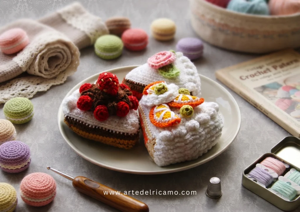 torta uncinetto amigurumi