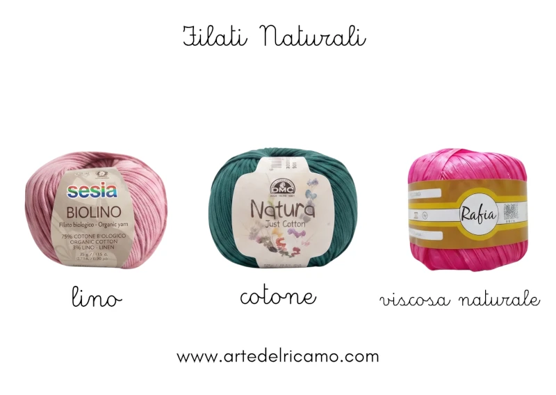 filati naturali per uncinetto