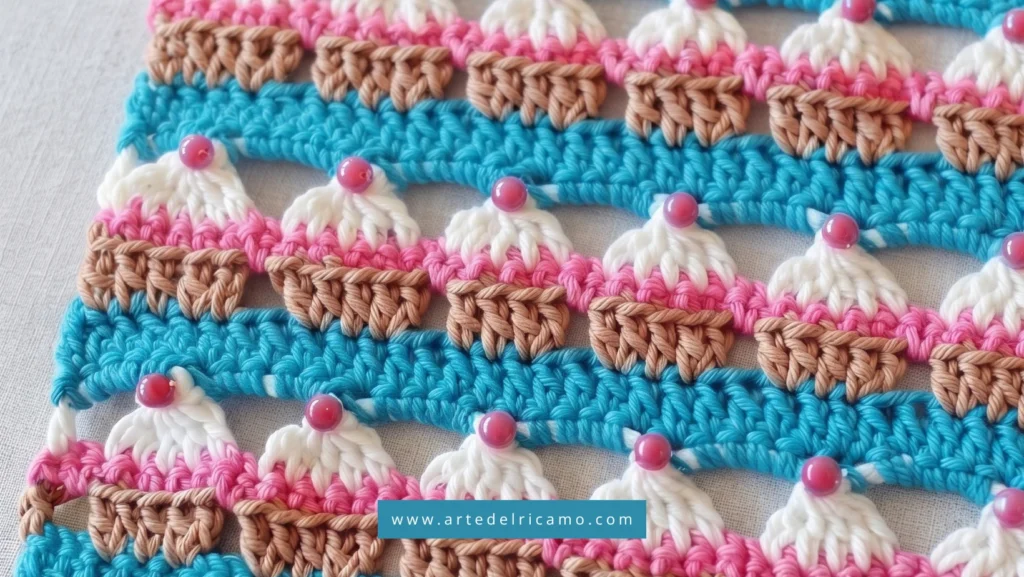 dolcetti a uncinetto cupcake